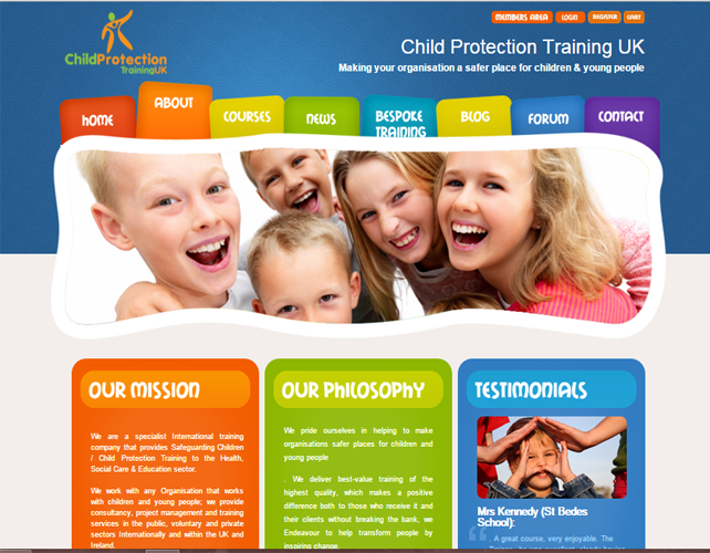 Child Safety Company Website